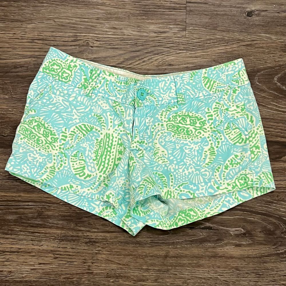 Lilly Pulitzer The Walsh Shorts GET CRACKING Size 2